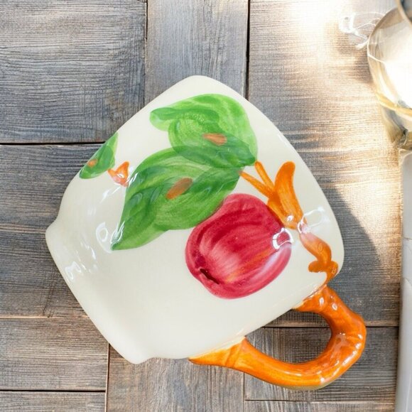 Vintage Franciscan Apple Pattern Cup Mug Stoneware USA Replacement Porcelain VTG - Picture 2 of 12